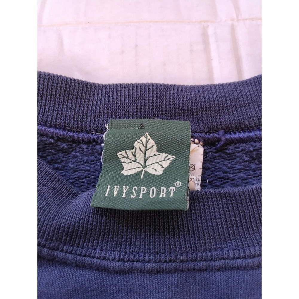 Ivysport Columbia University Sweatshirt Hanes Ultimate Cotton Navy Blue Medium - Picture 3 of 9